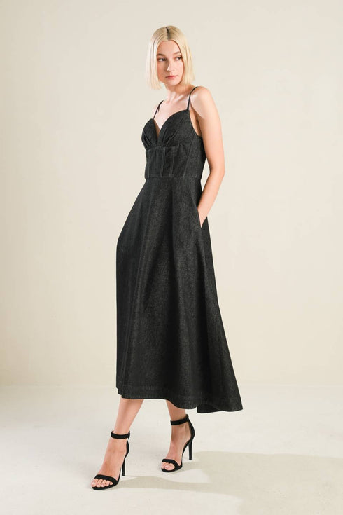 you-are-my-sunshine-denim-midi-dress Flying Tomato-Sophia's Style-4